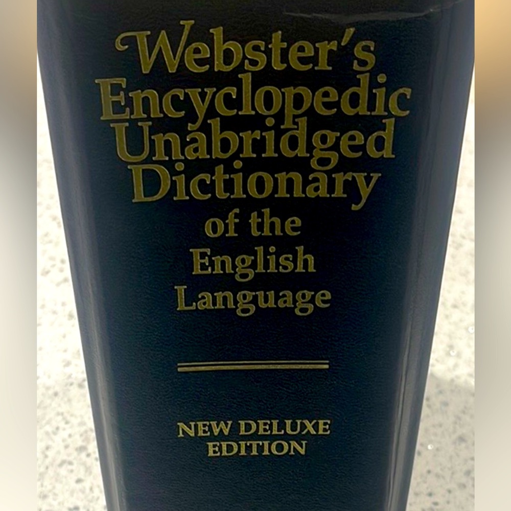 WEBSTERS ENCYCLOPEDIC UNABRIDGED DICTIONARY OF THE ENGLISH LANGUAGE VINTAGE
